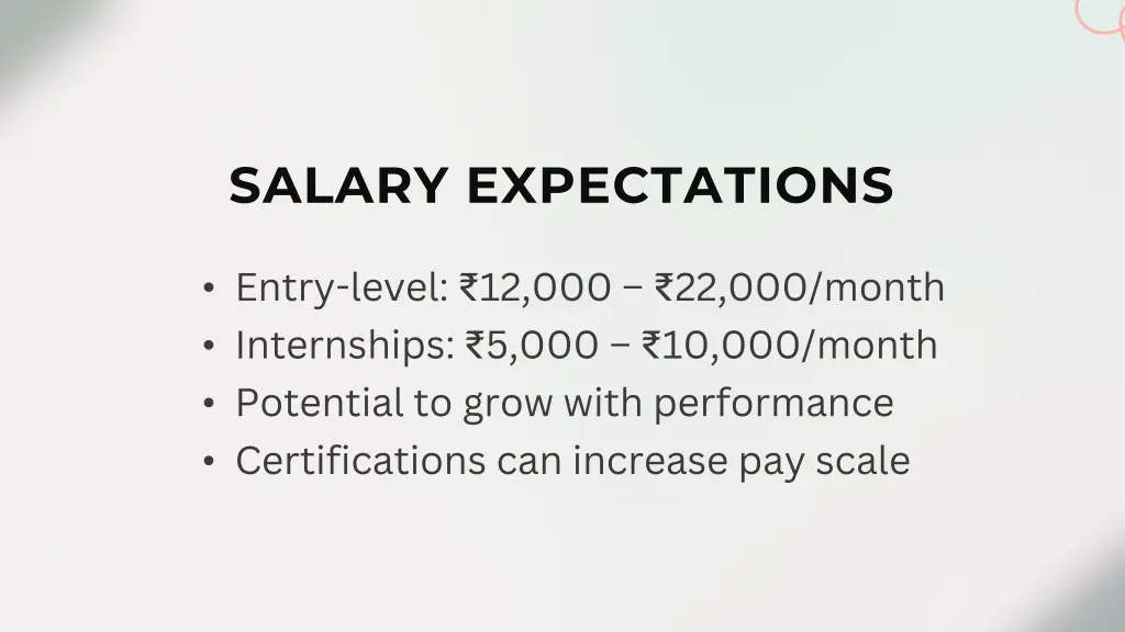salary expectations