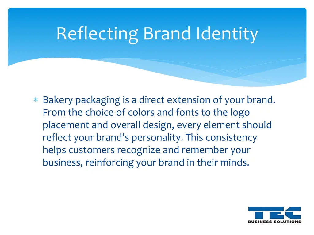 reflecting brand identity
