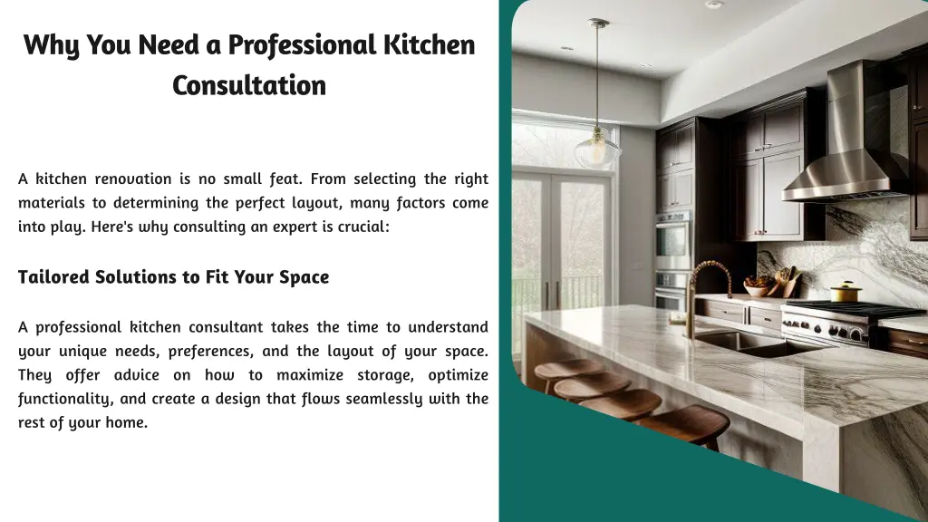 why you need a professional kitchen consultation