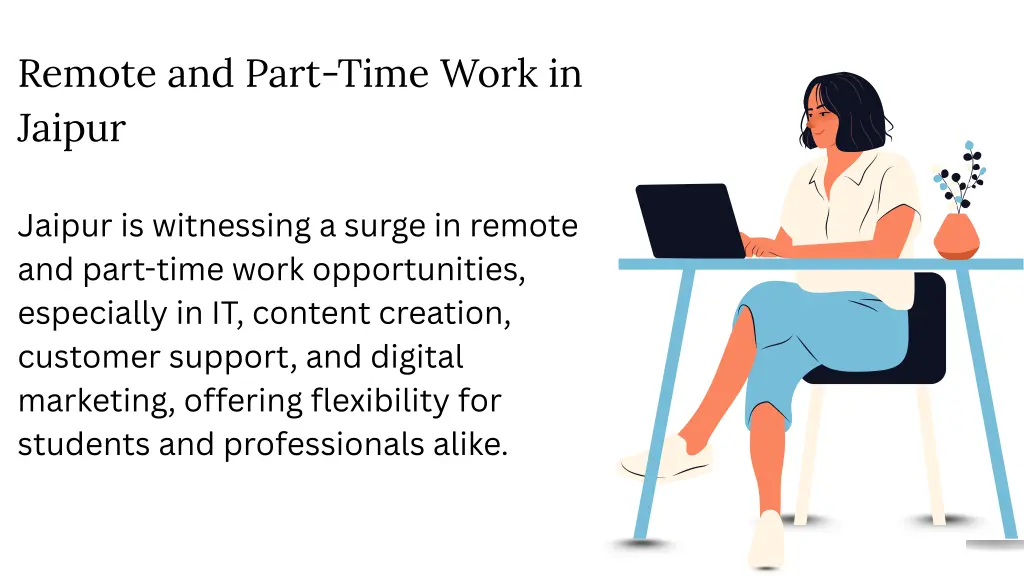remote and part time work in jaipur
