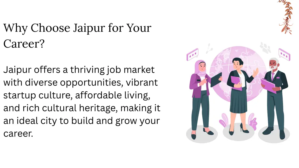 why choose jaipur for your career