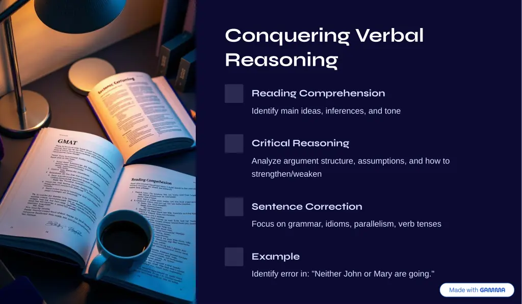 conquering verbal reasoning
