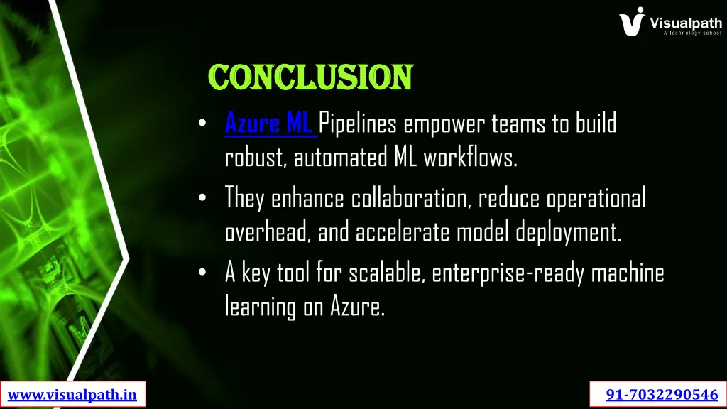 conclusion conclusion azure ml pipelines empower