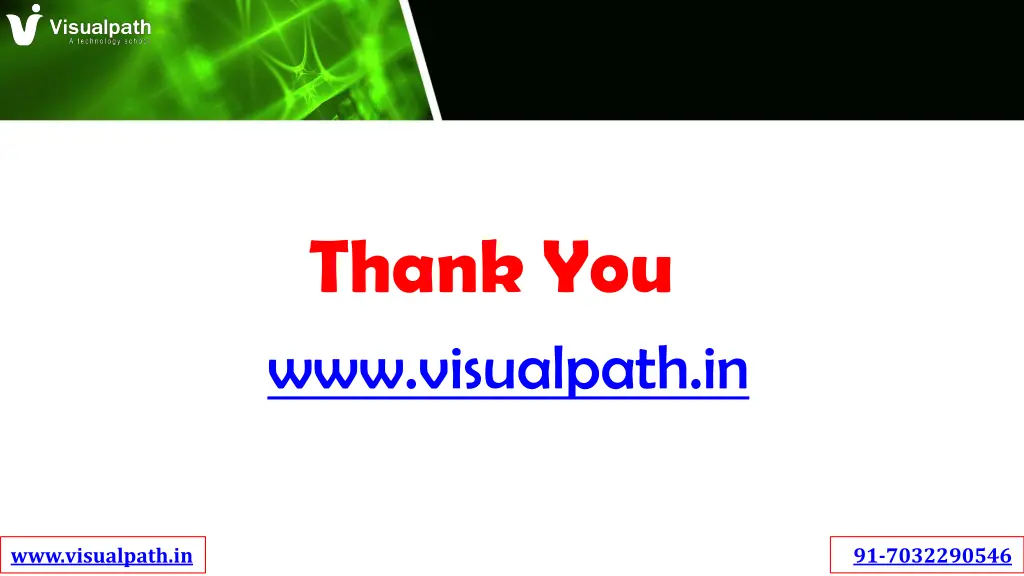 thank you www visualpath in