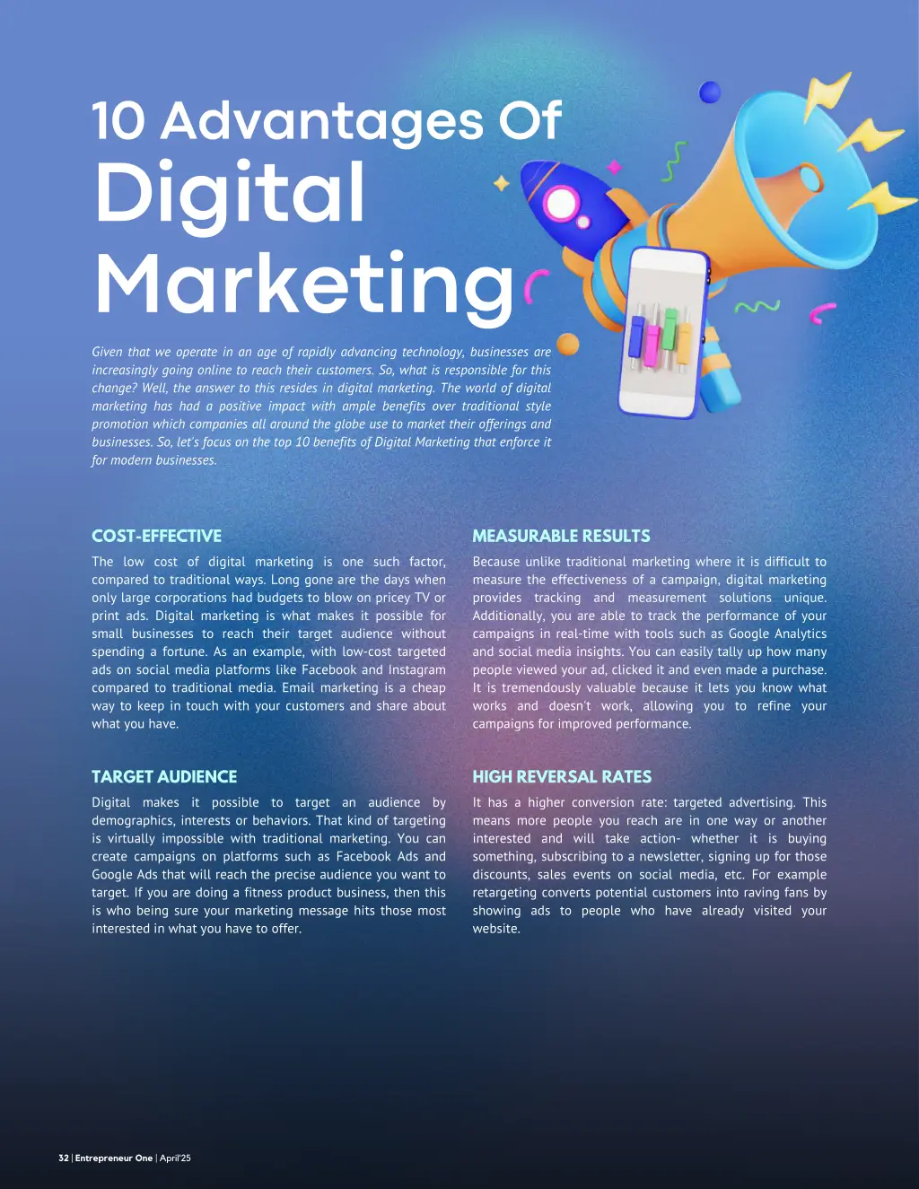 10 advantages of digital marketing