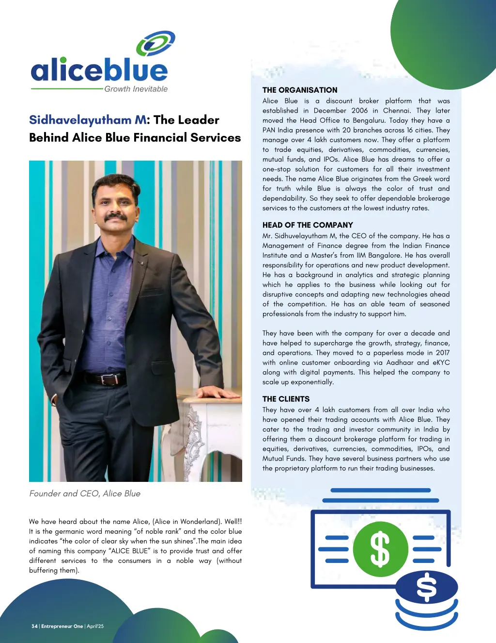 the organisation alice blue is a discount broker