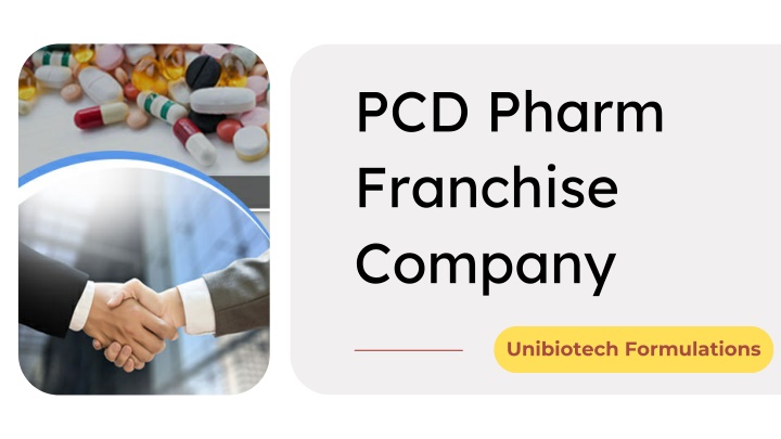 pcd pharm franchise company