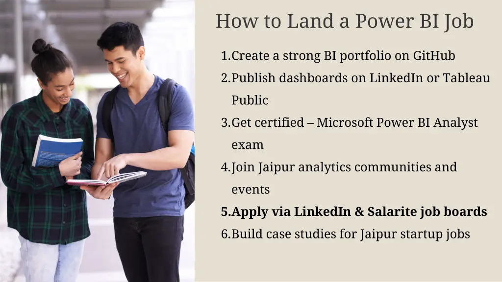 how to land a power bi job
