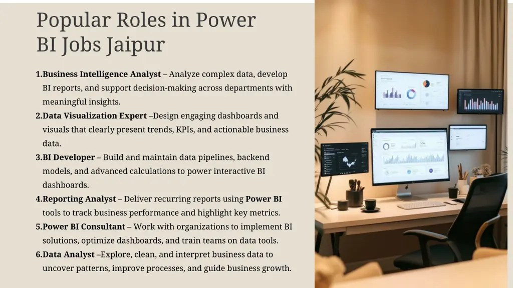 popular roles in power bi jobs jaipur