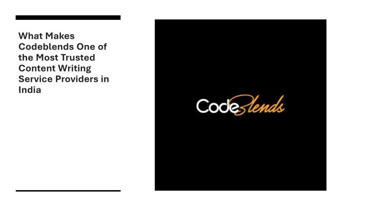what makes codeblends one of the most trusted