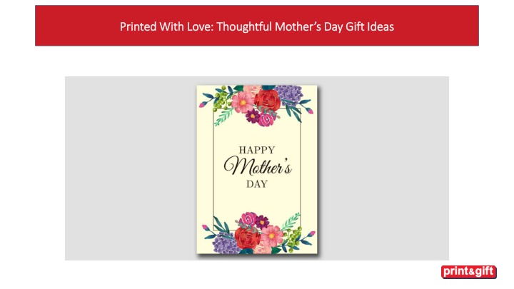 printed with love thoughtful mother s day gift