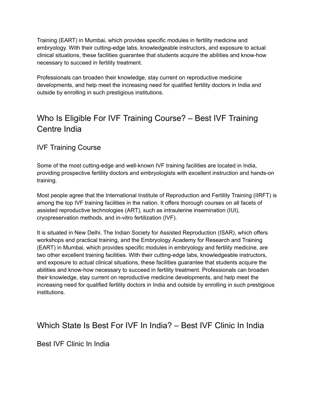 training eart in mumbai which provides specific