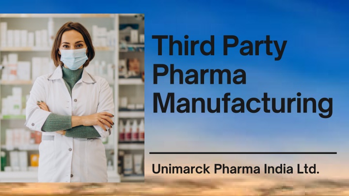 third party pharma manufacturing