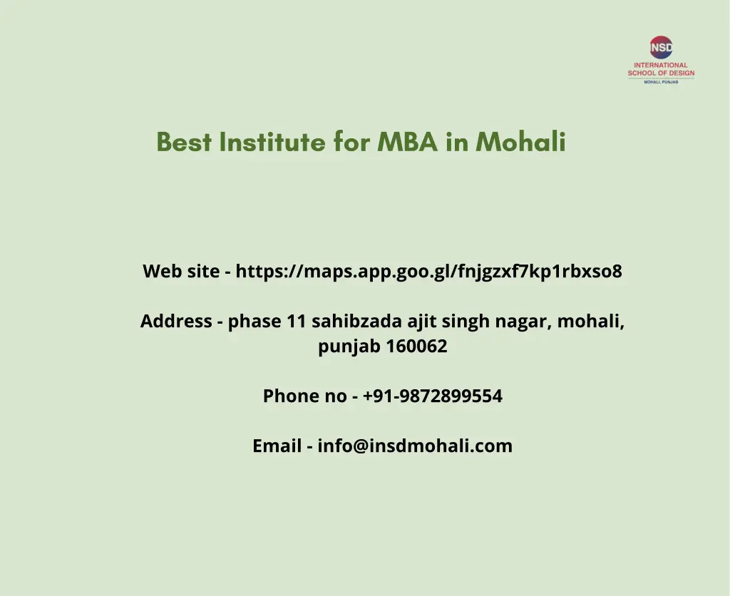 best institute for mba in mohali 1