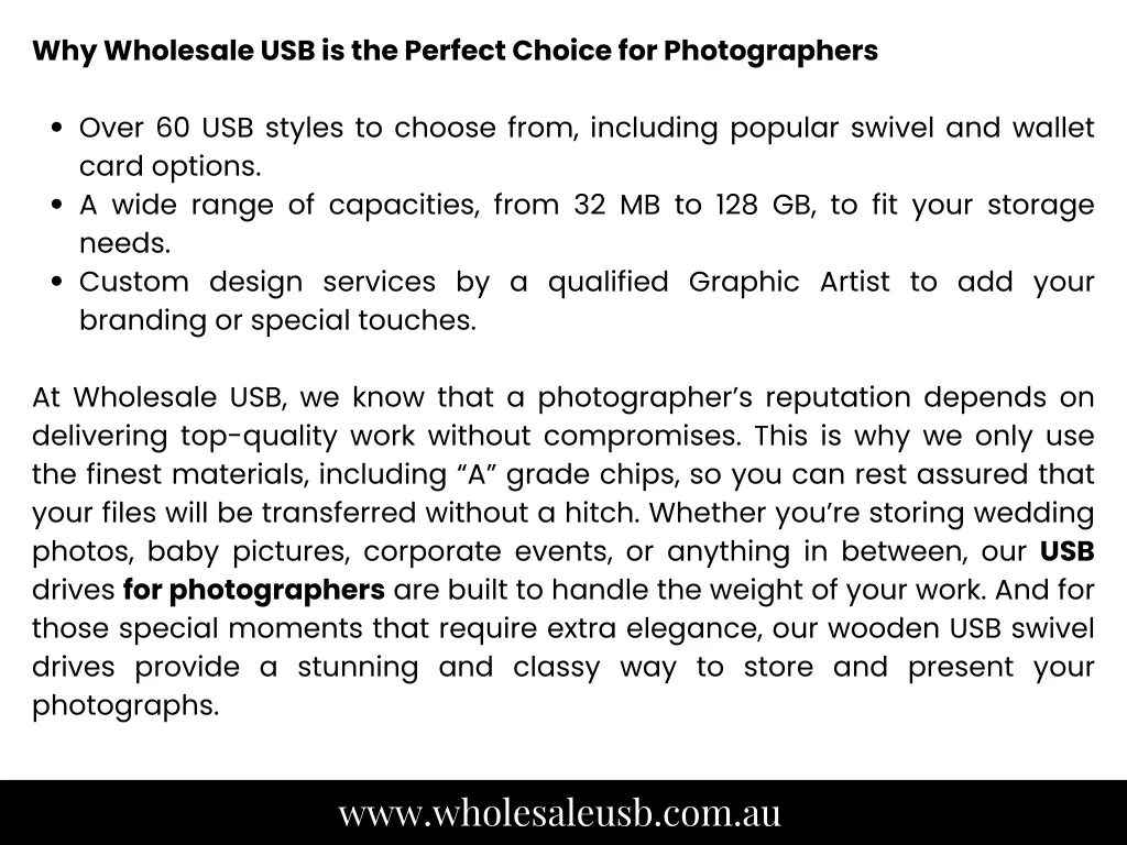 why wholesale usb is the perfect choice