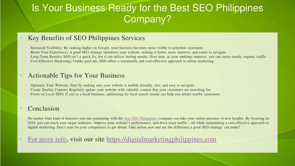 is your business ready for the best 1