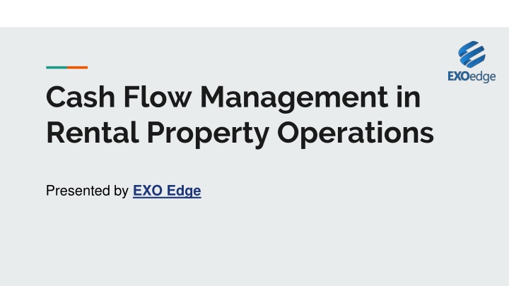 cash flow management in rental property operations
