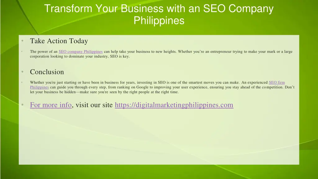 transform your business with an seo company 1