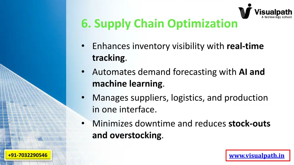 6 supply chain optimization