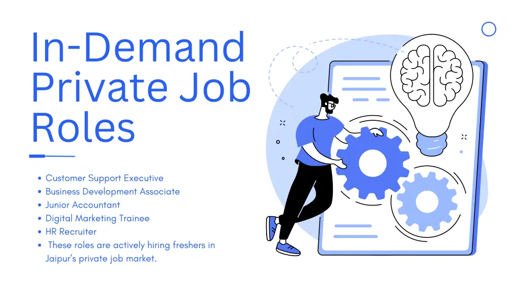 in demand private job roles