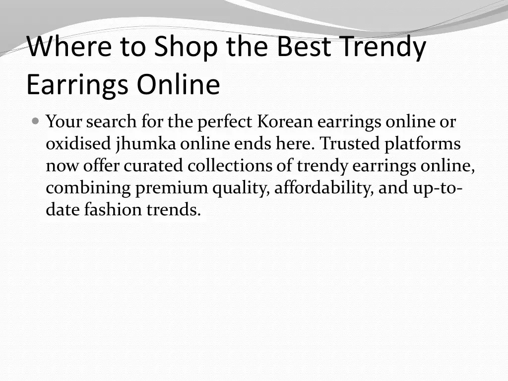 where to shop the best trendy earrings online