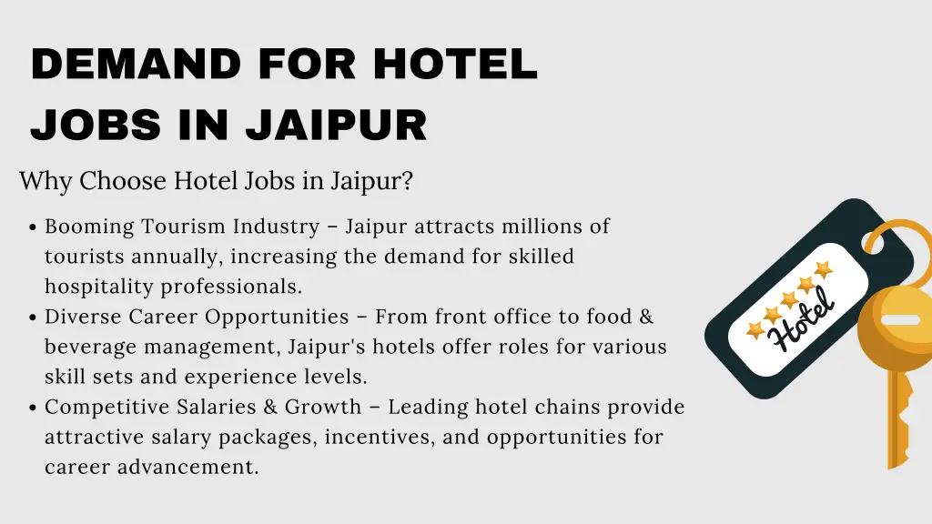 demand for hotel jobs in jaipur