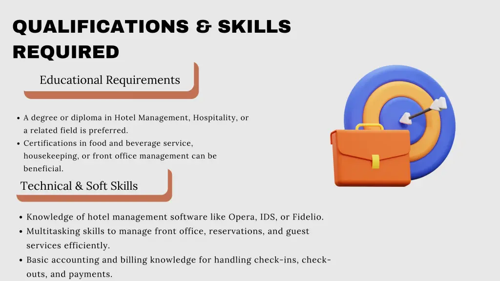 qualifications skills required