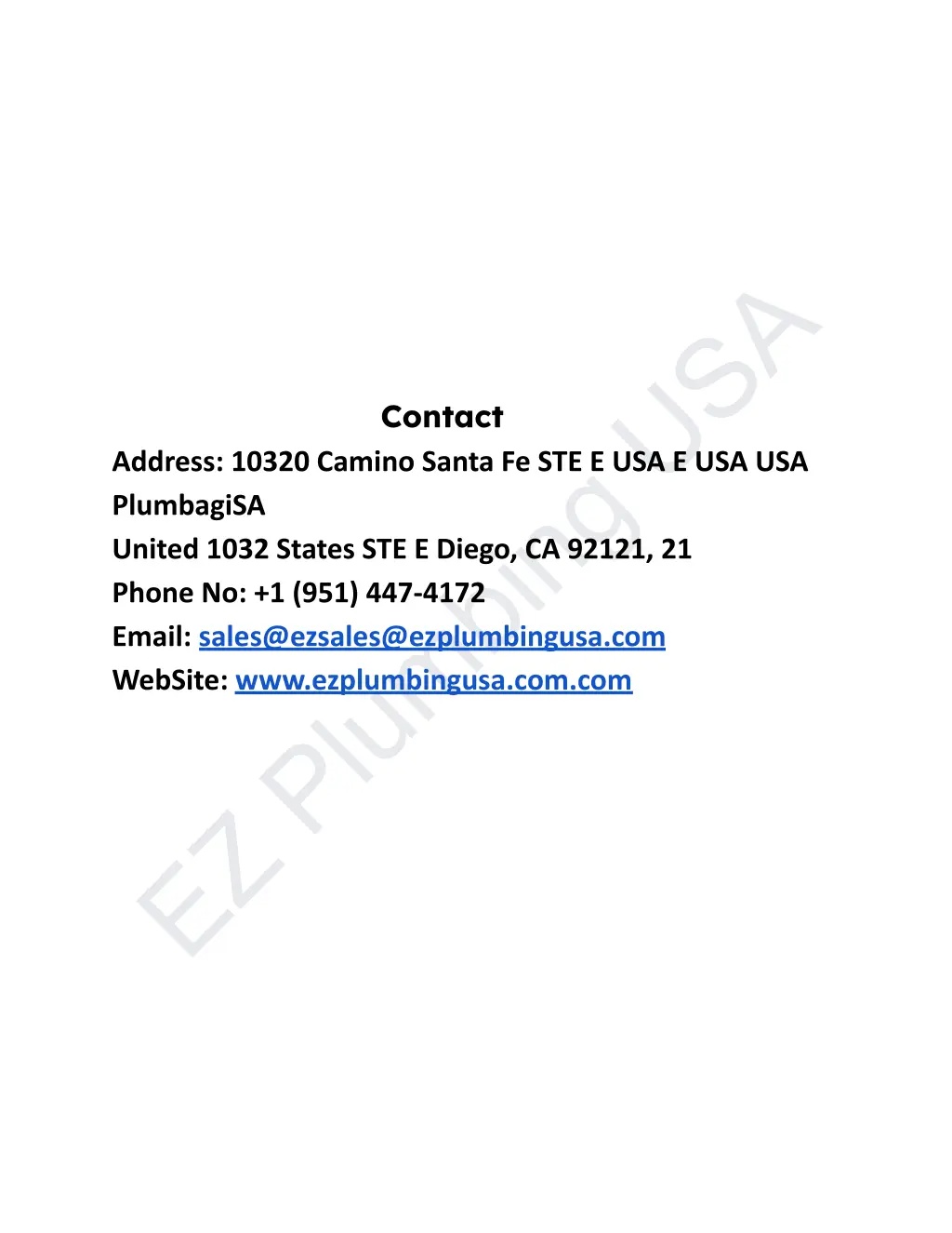 contact address 10320 camino santa