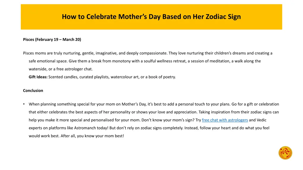 how to celebrate mother s day based on her zodiac 5