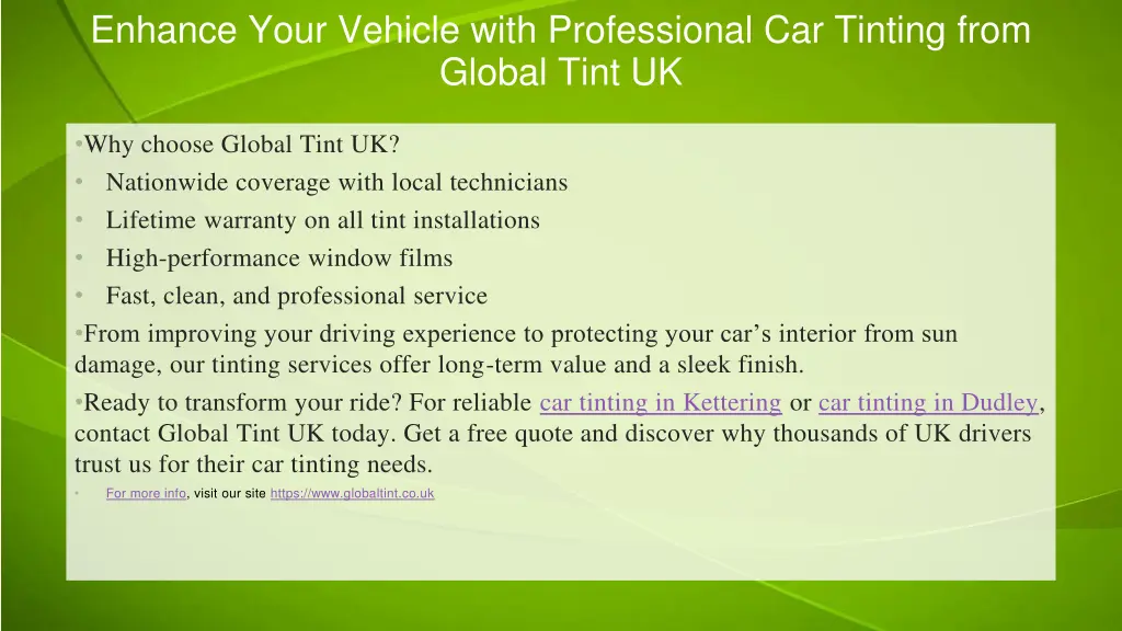 enhance your vehicle with professional 1