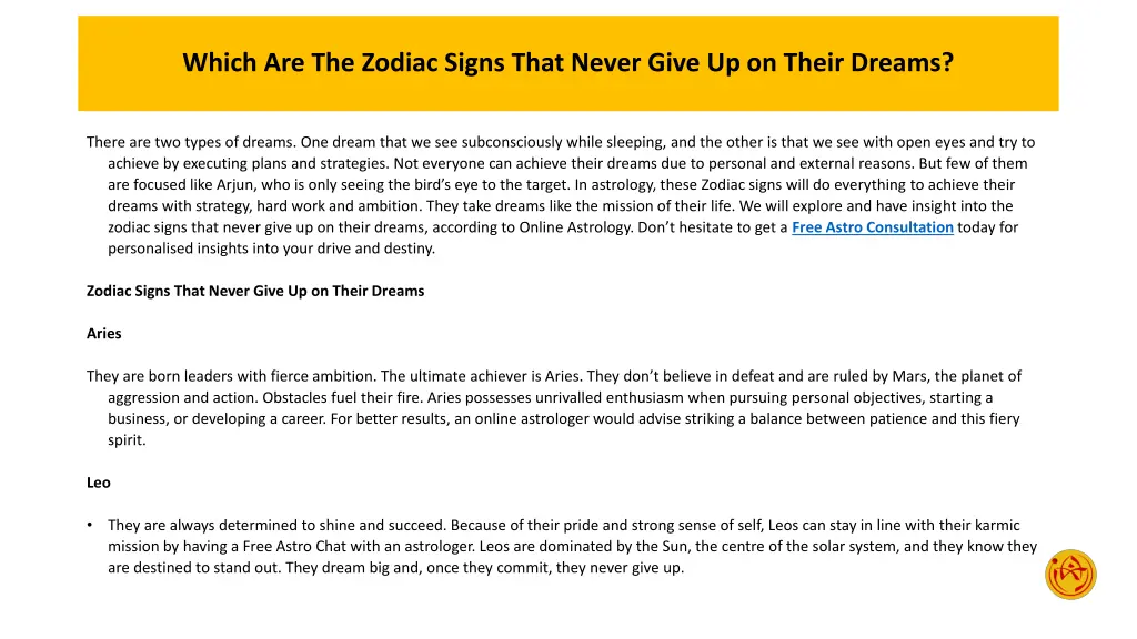 which are the zodiac signs that never give 1