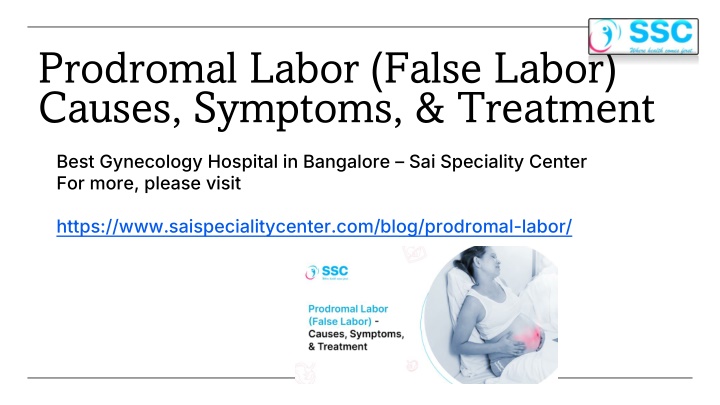 prodromal labor false labor causes symptoms