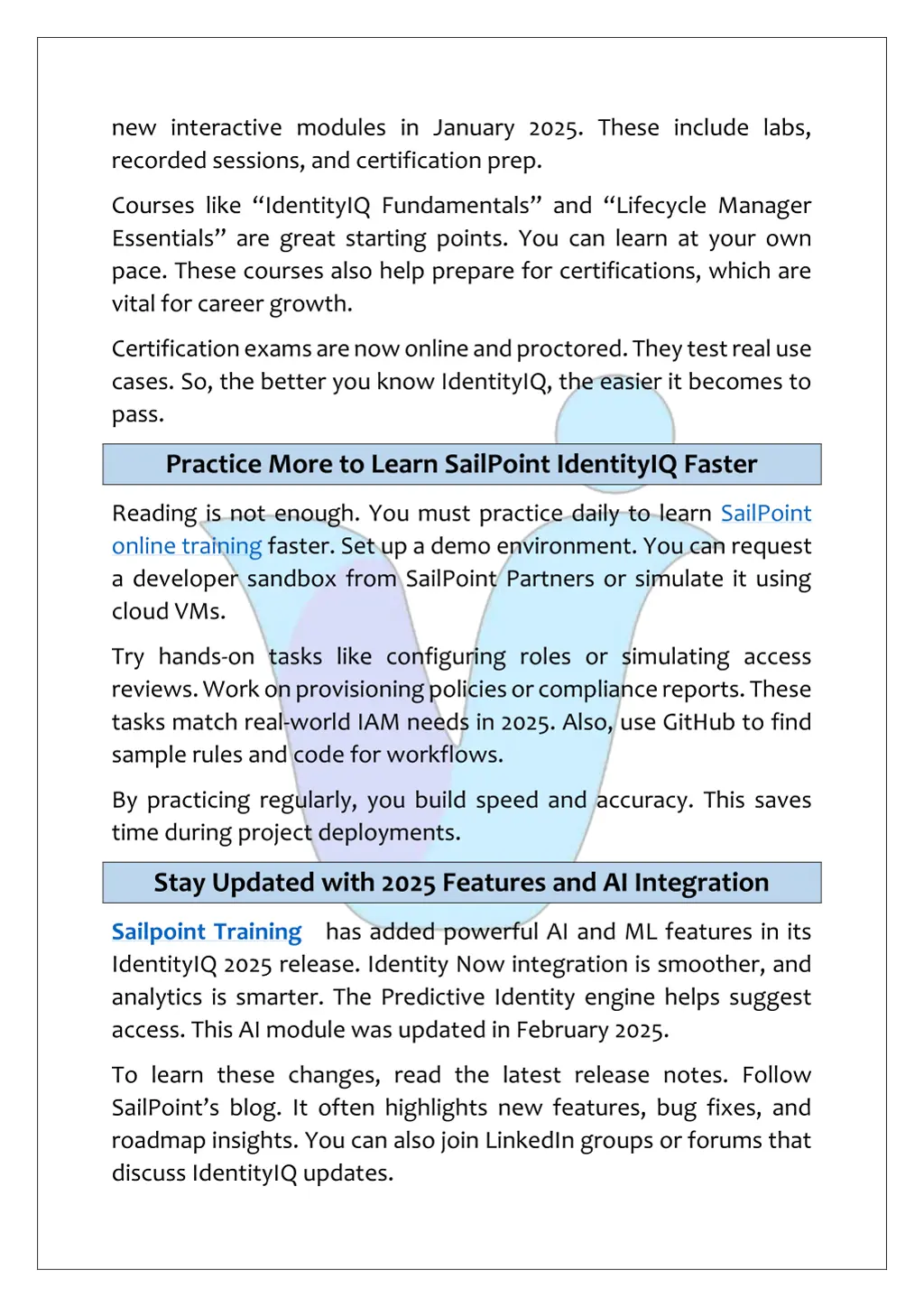 new interactive modules in january 2025 these