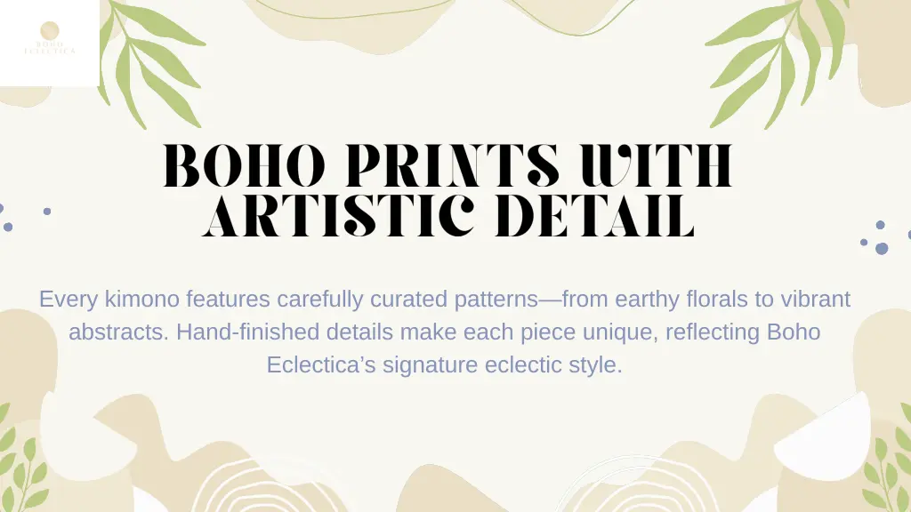 every kimono features carefully curated patterns