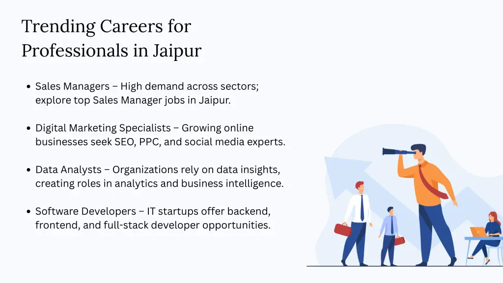 trending careers for professionals in jaipur