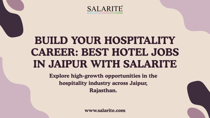 build your hospitality career best hotel jobs