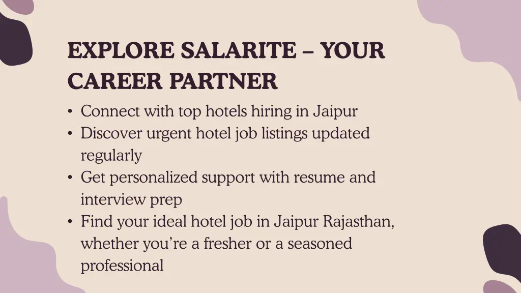explore salarite your career partner