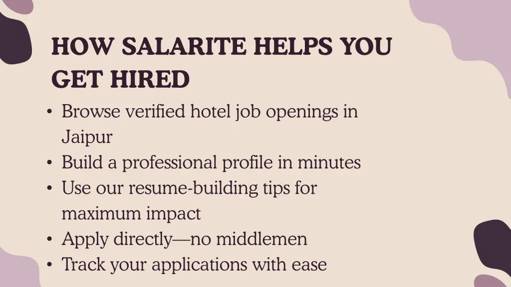 how salarite helps you get hired browse verified
