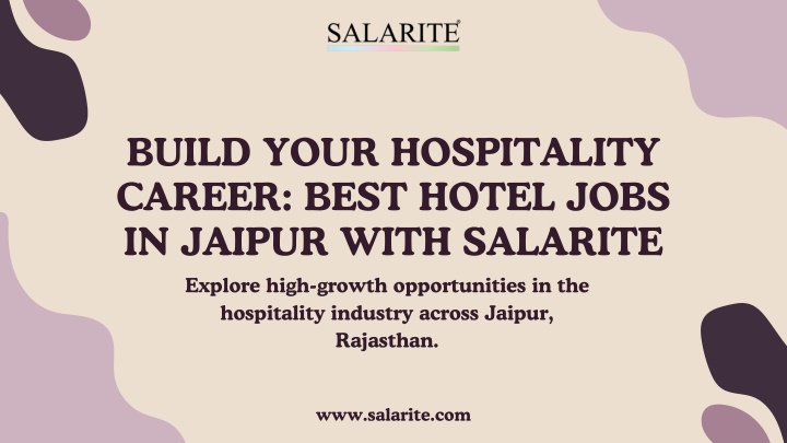 build your hospitality career best hotel jobs