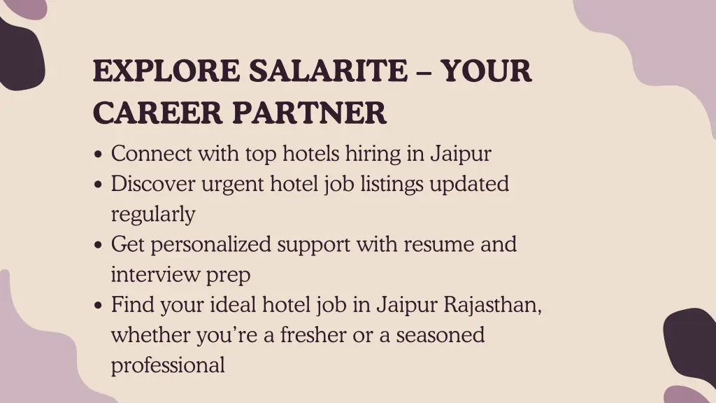 explore salarite your career partner