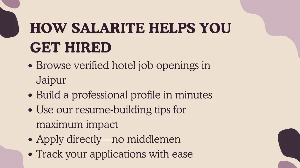 how salarite helps you get hired browse verified