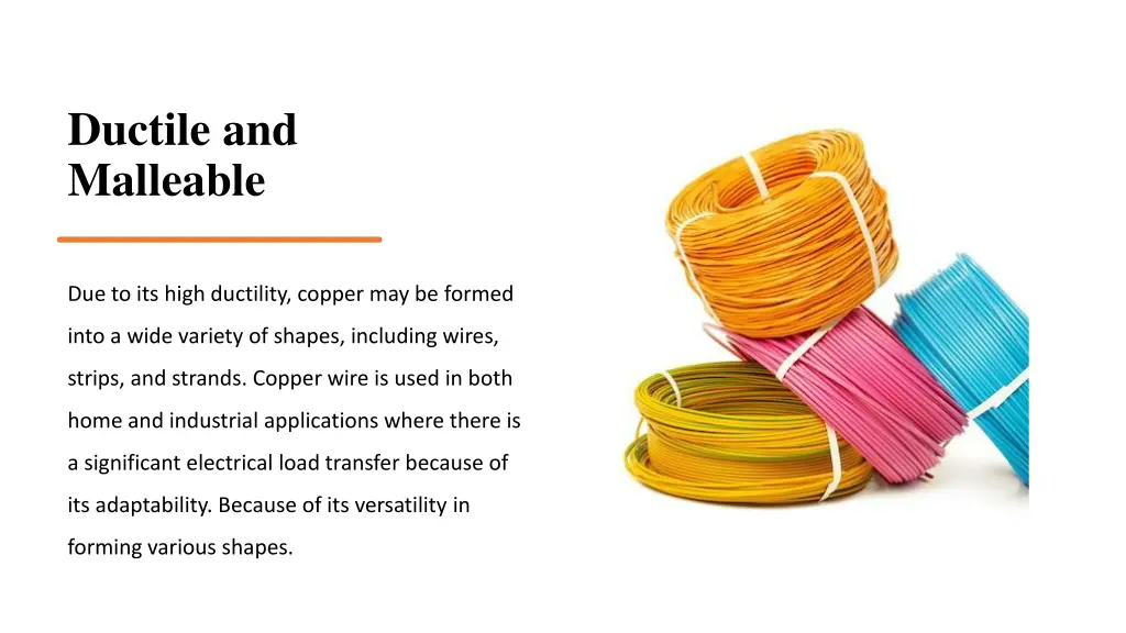 ductile and malleable
