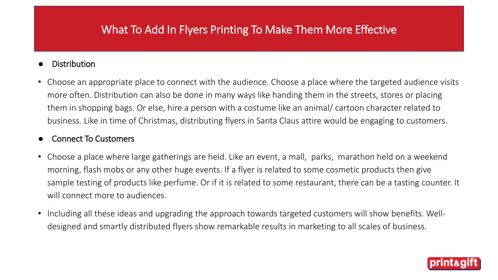 what to add in flyers printing to make them more 1