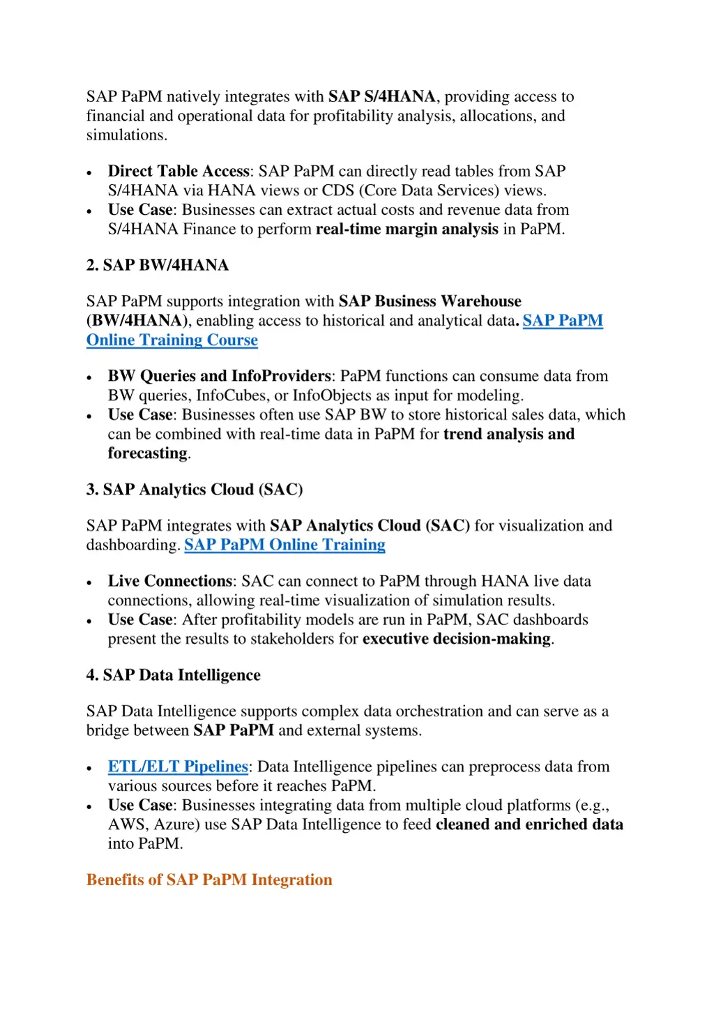 sap papm natively integrates with sap s 4hana