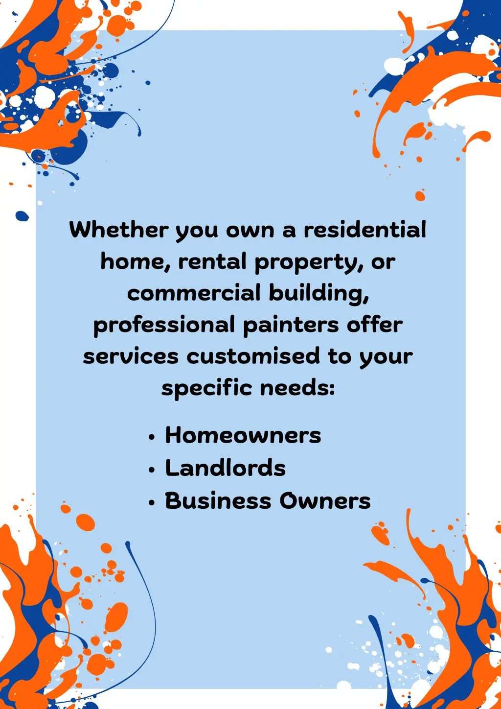 whether you own a residential home rental