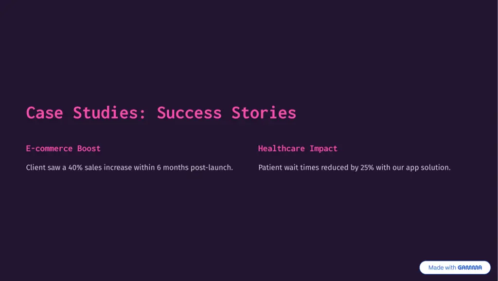 case studies success stories