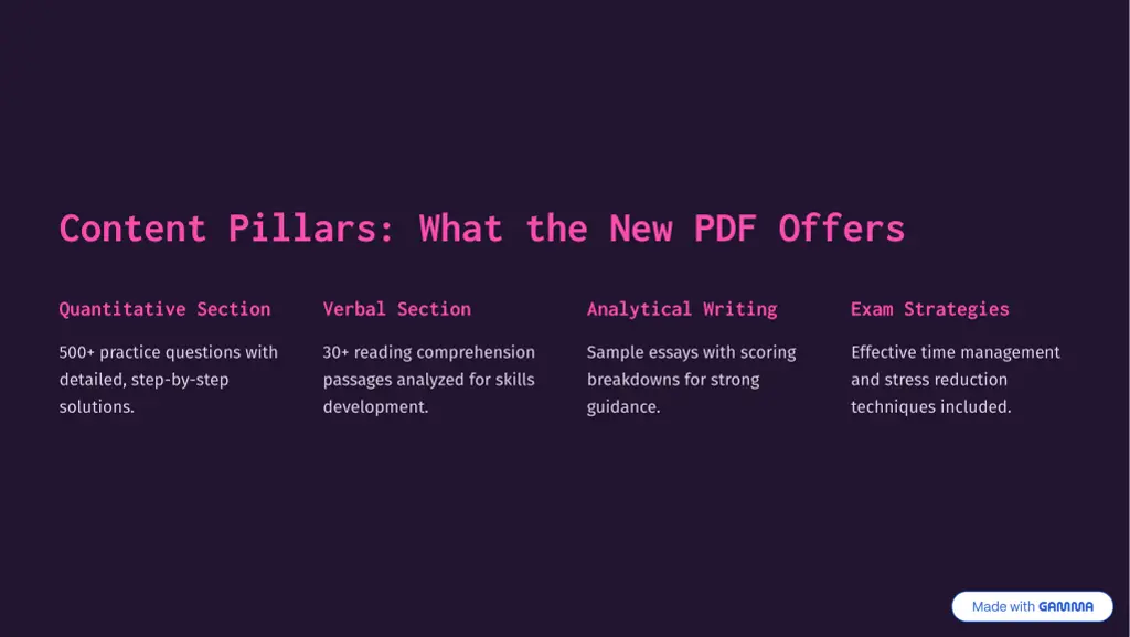 content pillars what the new pdf offers