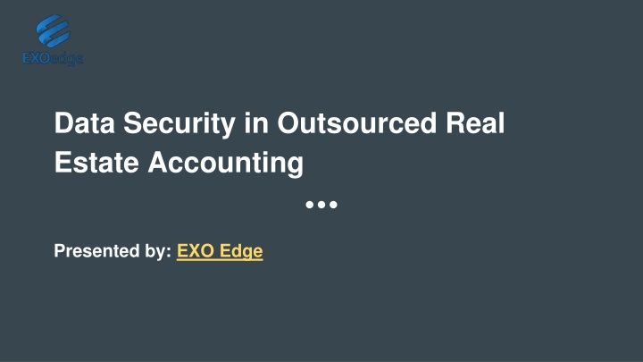 data security in outsourced real estate accounting