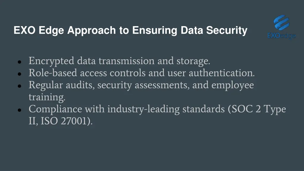 exo edge approach to ensuring data security