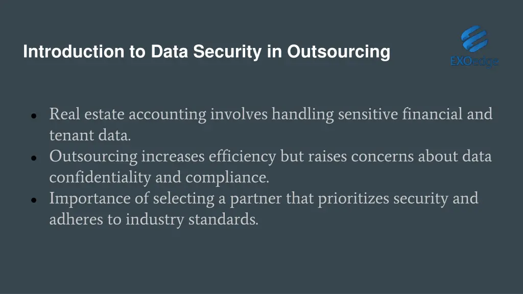 introduction to data security in outsourcing